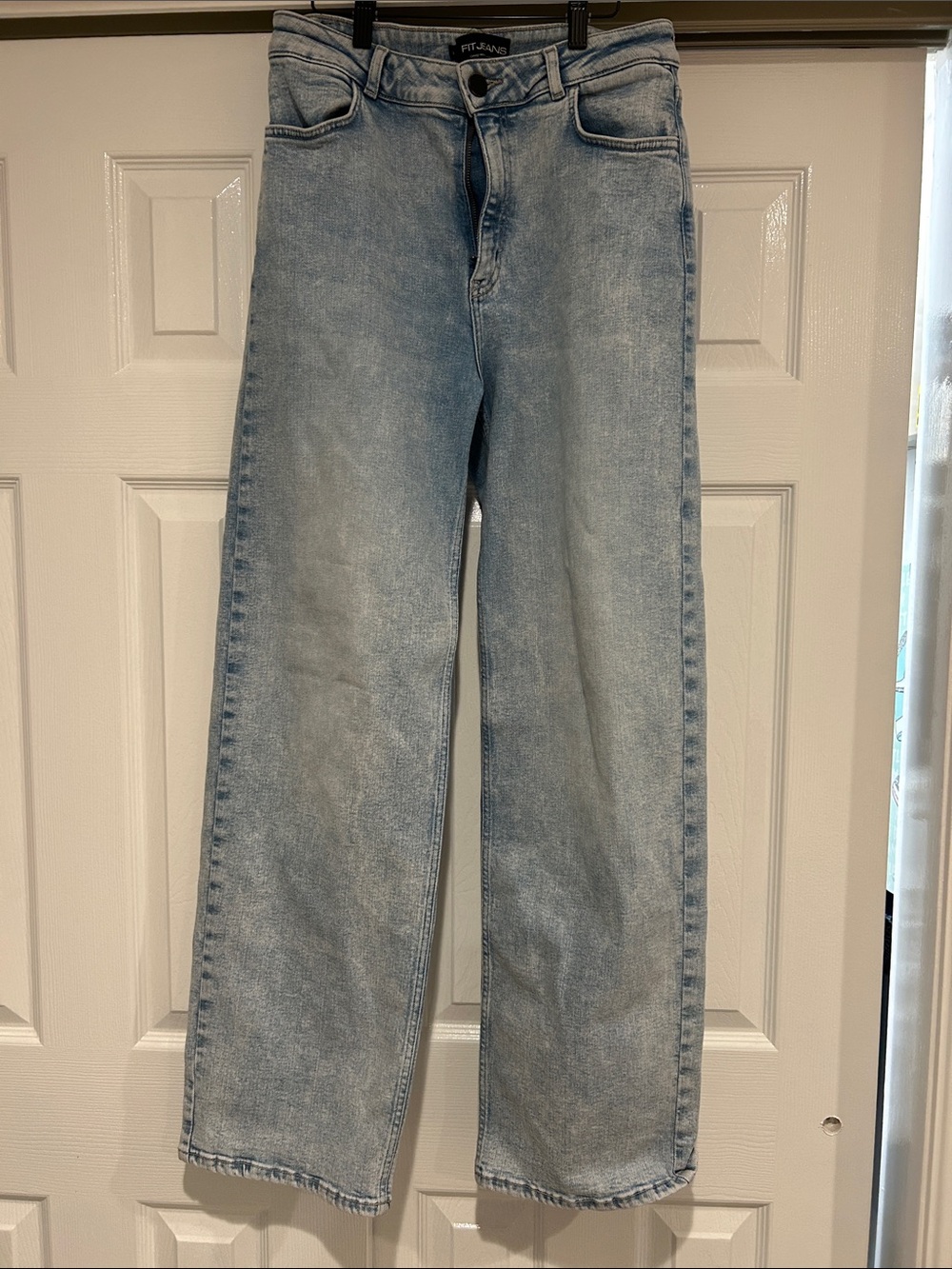 FITJEANS Light Blue Wide Leg Women's Jeans